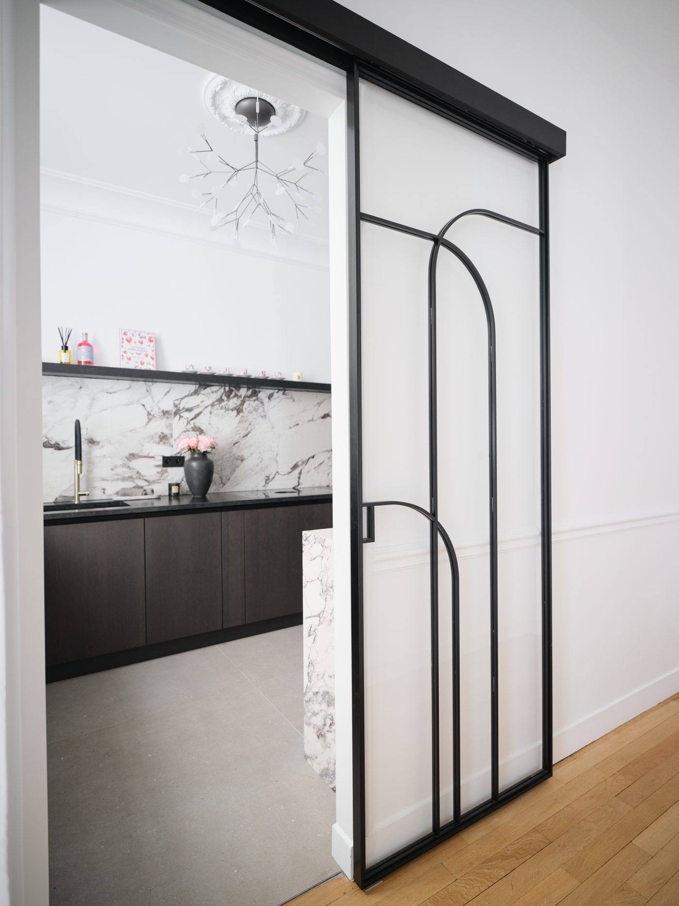 Verrière d'atelier aux arches Art Déco