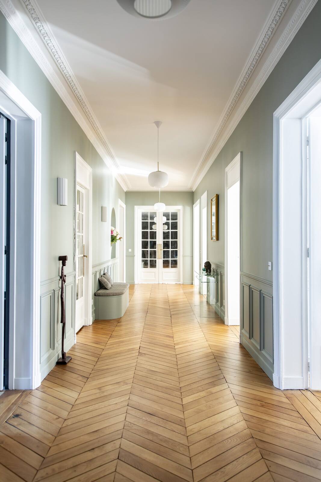 Enfilade haussmannienne restaurée